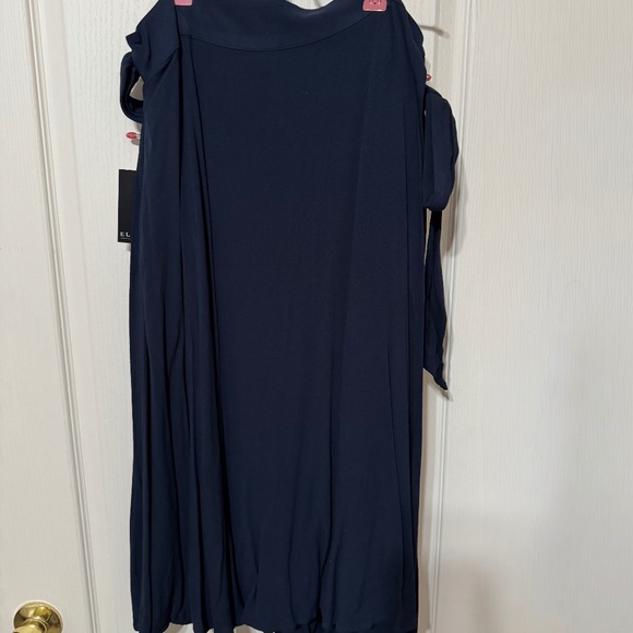 NEW Eloquii Navy Wrap-Around Skirt - Picture 1 of 2